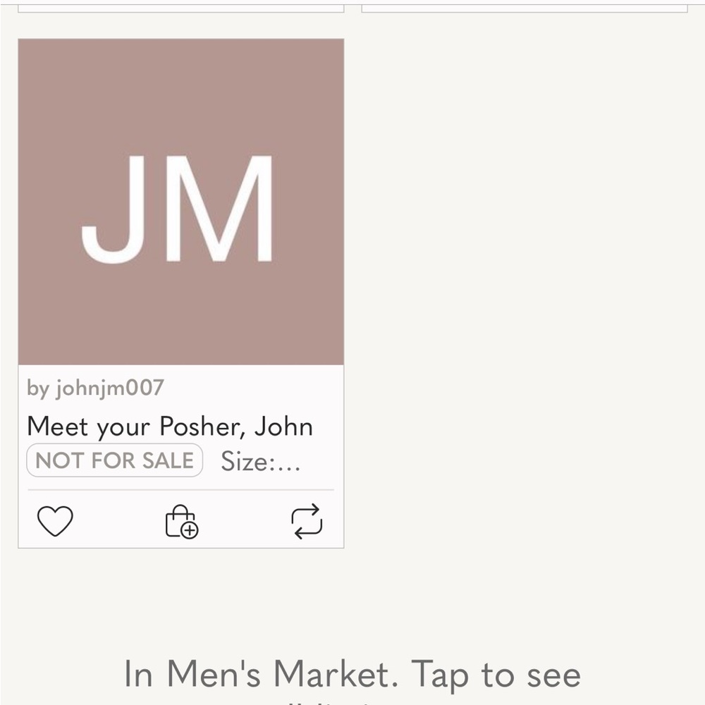 Meet your Posher, John